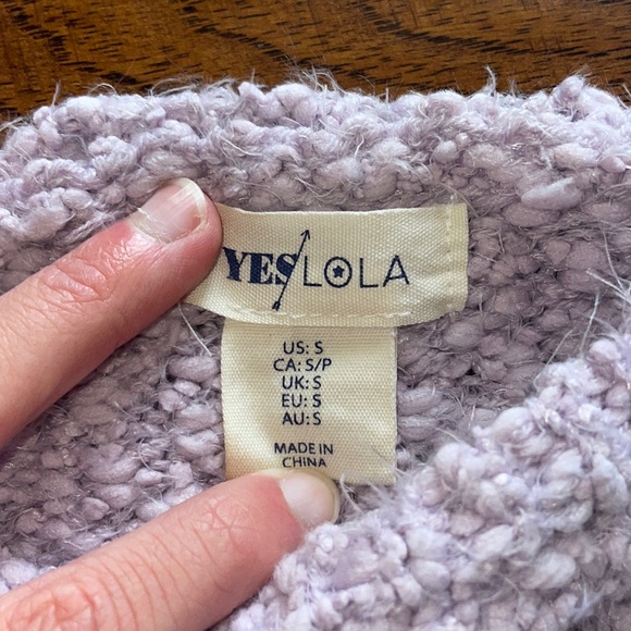 purple knit Sweater - Picture 2 of 6